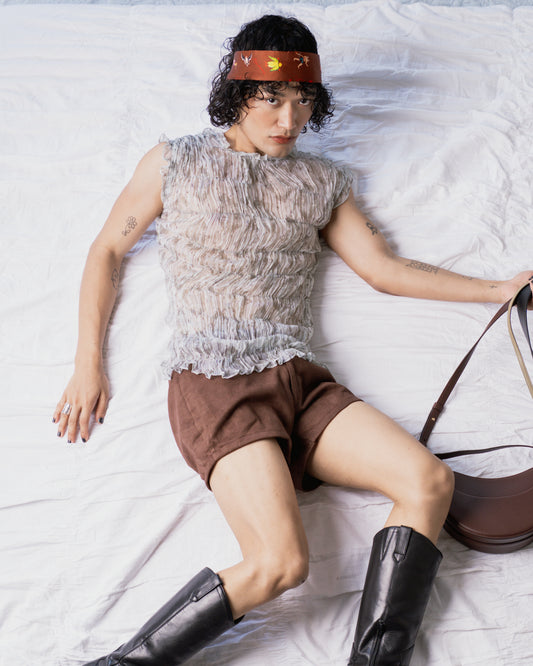 The Bag Lady of Time Zones Top